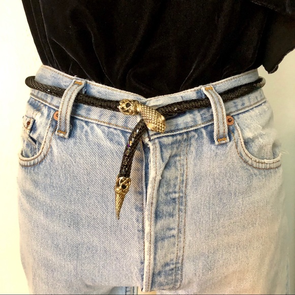 Vintage Whiting And Davis Snake Belt 